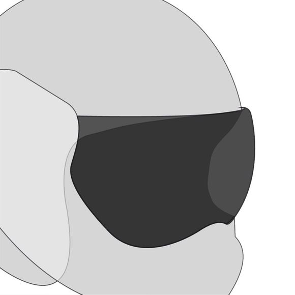 ROOF SOLAR 100% helmet screen - RO35 COOPER - BlackRef: RO0094 / 10098100