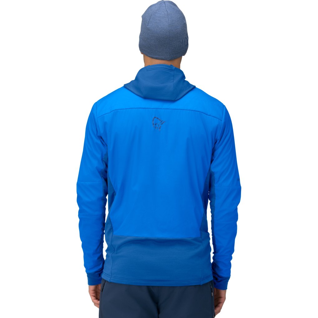 Norrona falketind Alpha90 insulated Zip Hood Jacket Men - Skydiver