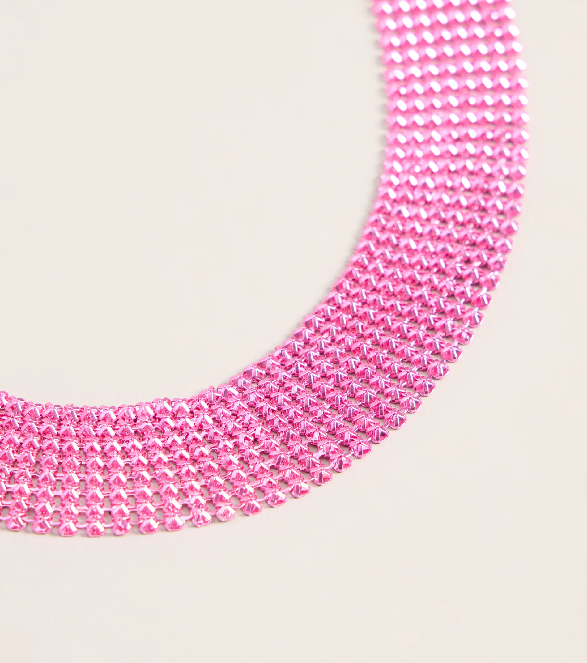 Dare To Dazzle Chainmail Choker Necklace