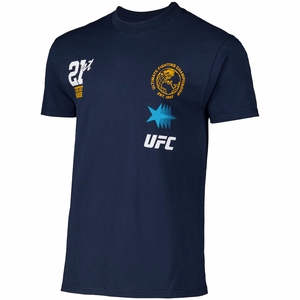 Men's UFC Navy  Century Warrior T-Shirt