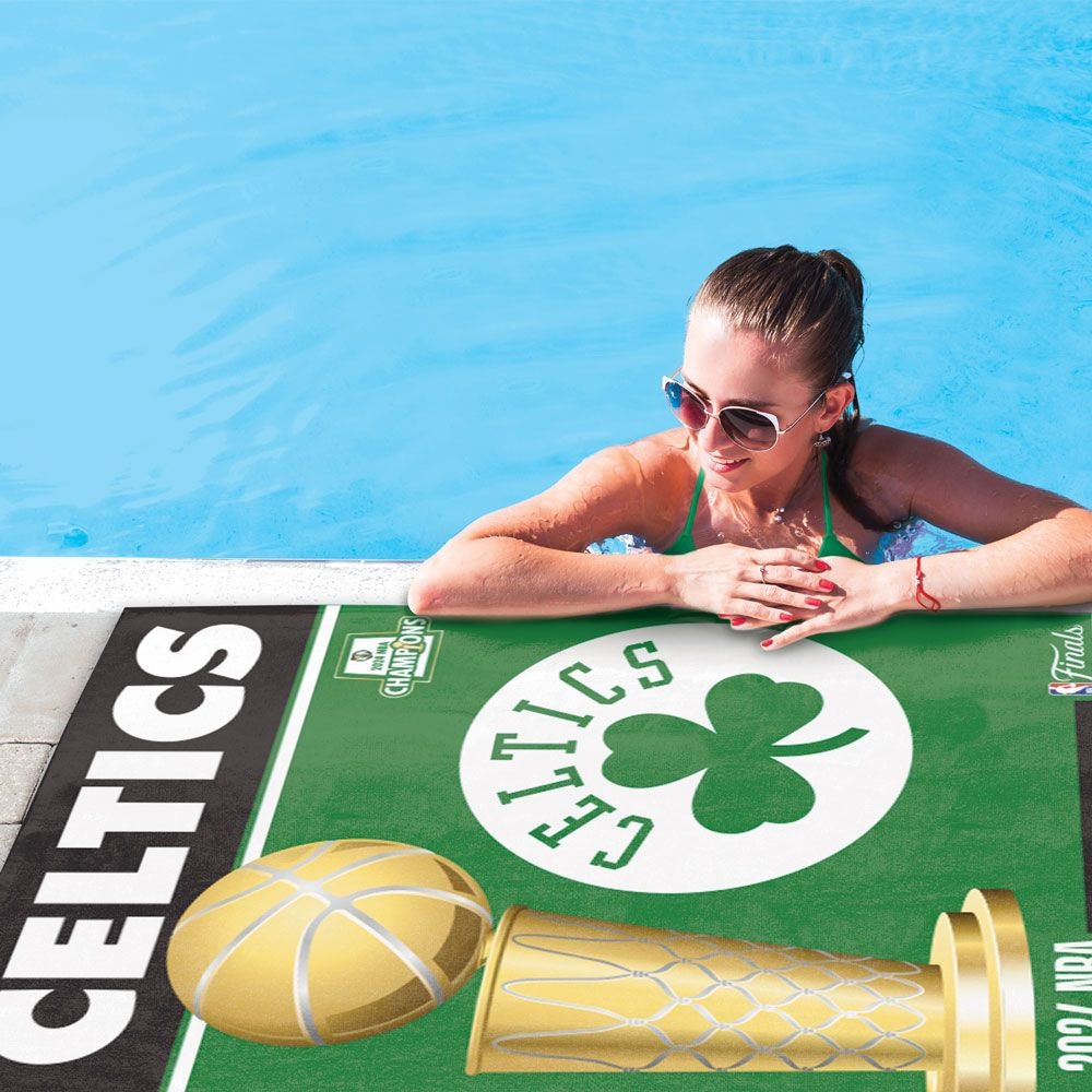 Boston Celtics 2024 NBA Champions WinCraft NBA Beach Towel