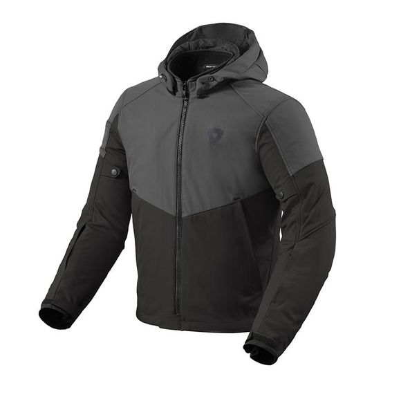 Motorcycle jacket Rev it afterburn H2O - Black / GrayRef: RI1073