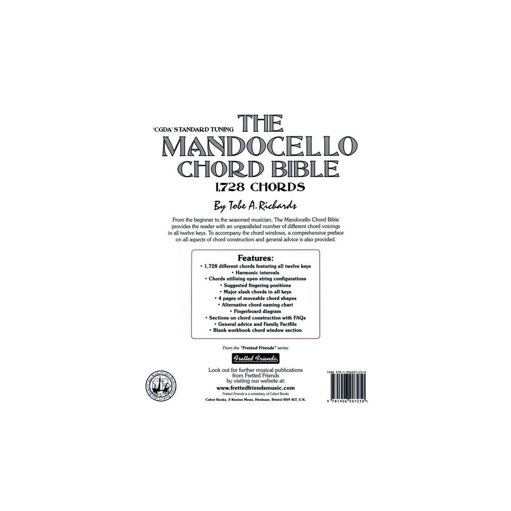Cabot Books Publishing Mandocello Chord Bible – Thomann Ireland