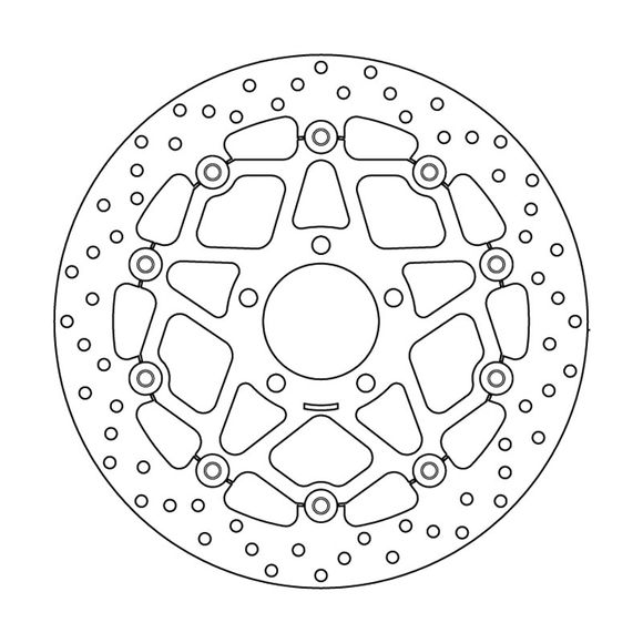 Disque de frein Rond Brembo flottantRef : 78B40875