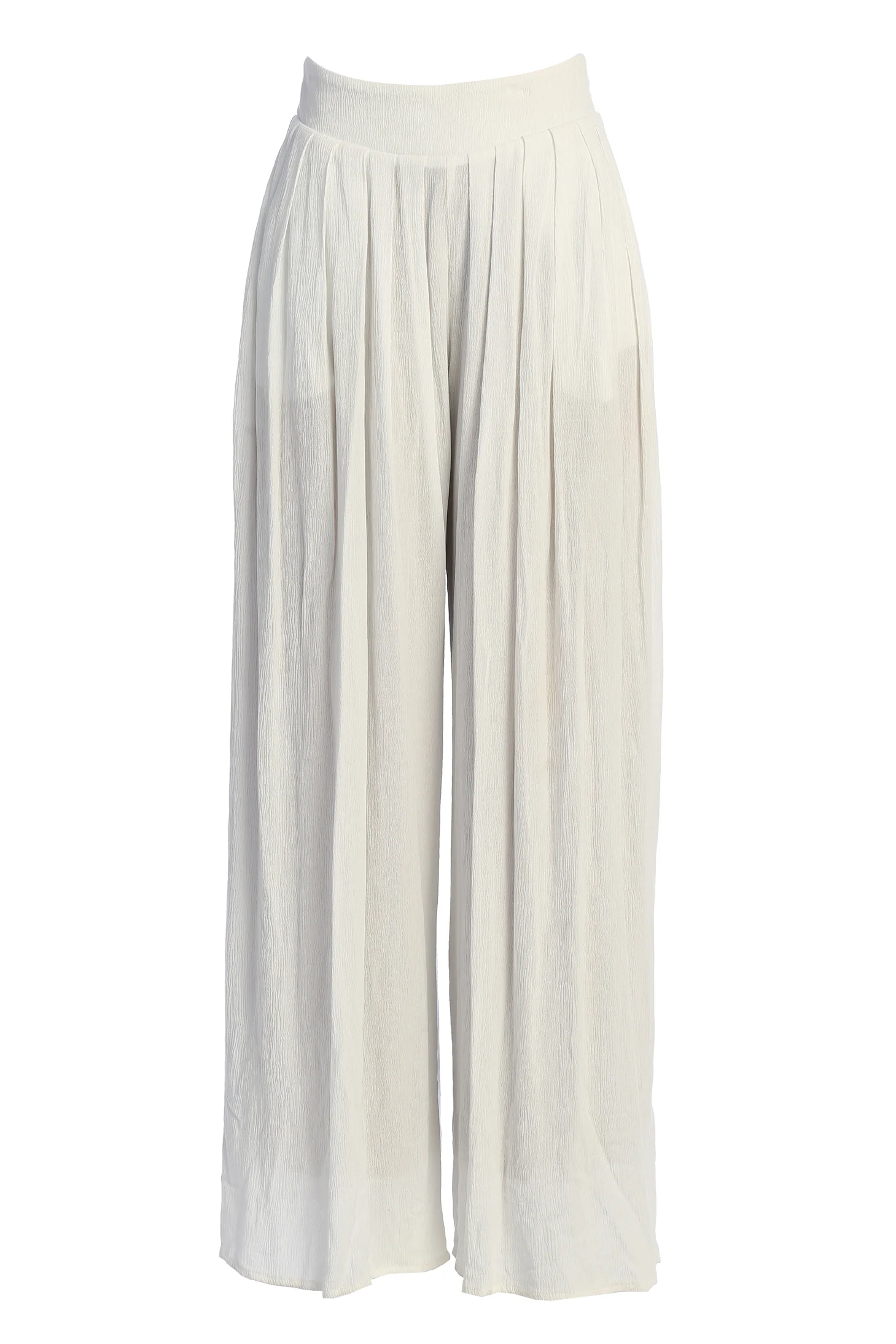 White After Sunset Pleated Pants