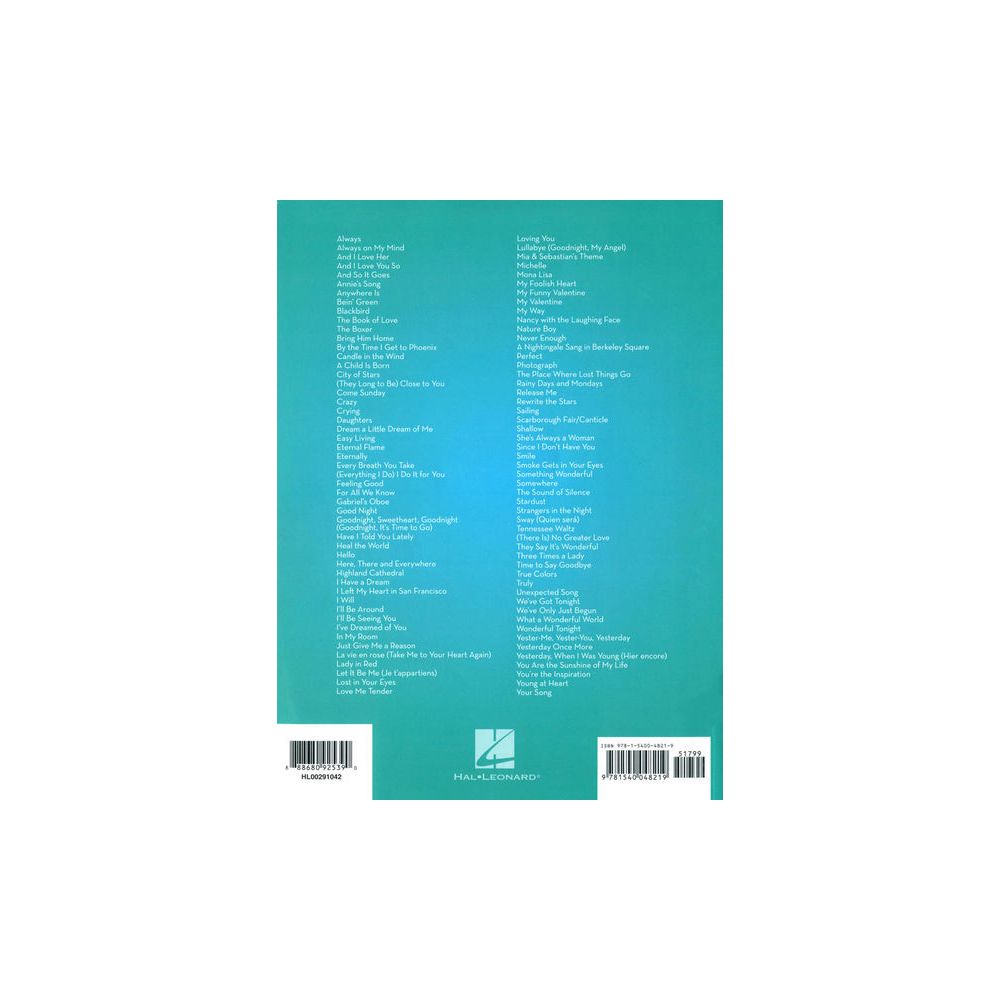Hal Leonard 101 Beautiful Songs A