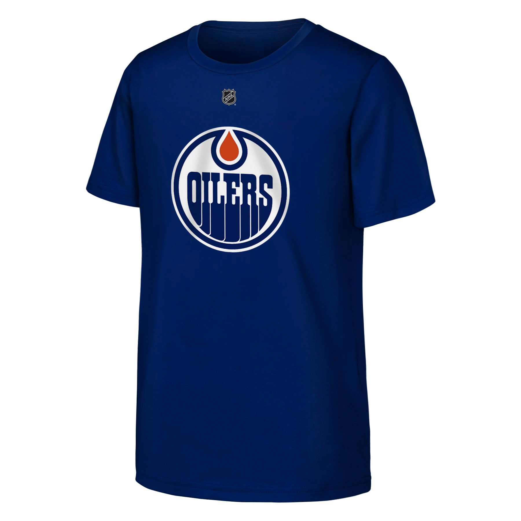 Leon Draisaitl #29 Edmonton Oilers Player NHL T-Shirt Navy (YOUTH)