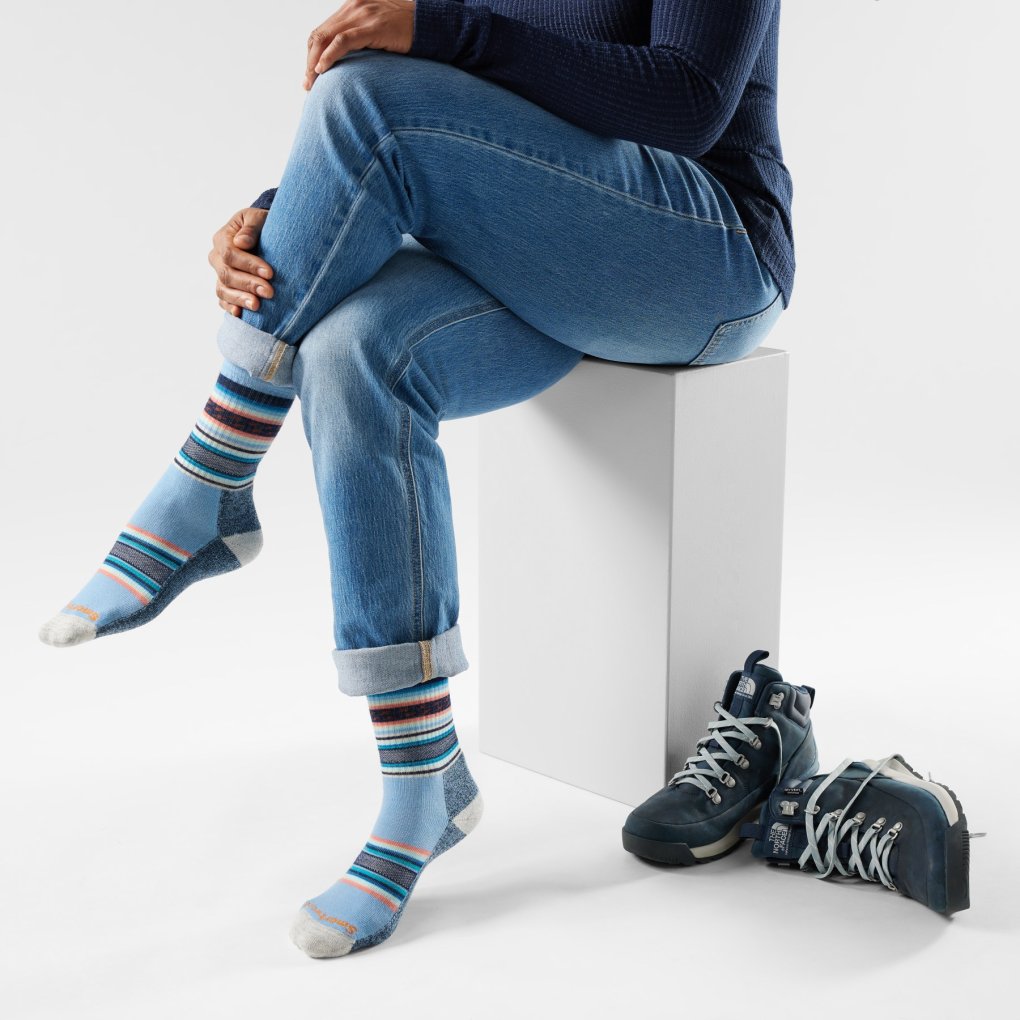 SmartWool Everyday ReGarita Crew Socks - N75 serene blue