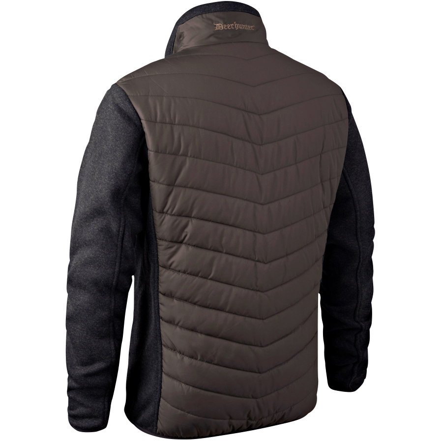 Deerhunter Moor Padded Jacket Men, With Knit (Brown Leaf)