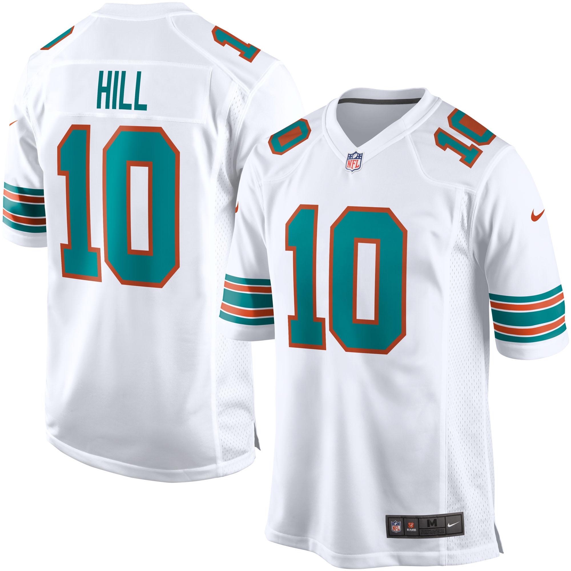 Tyreek Hill #10 Miami Dolphins Classic Nike Game NFL Jersey White