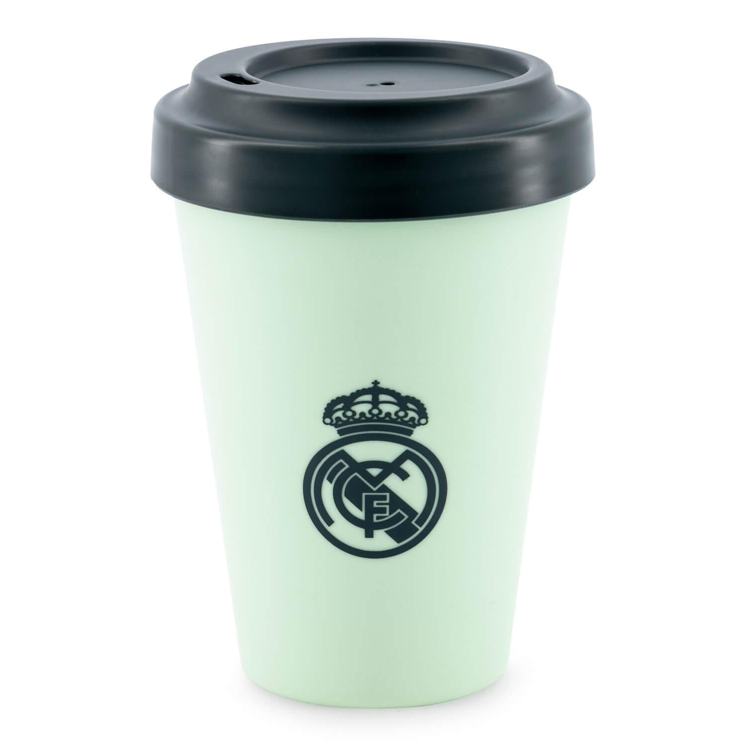400ml To Go Cup With Lid Mint Real Madrid