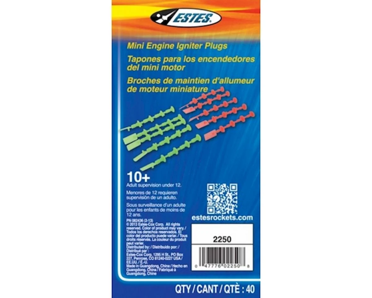 Estes 1/4A 1/2A A3 A10 Starter Plugs