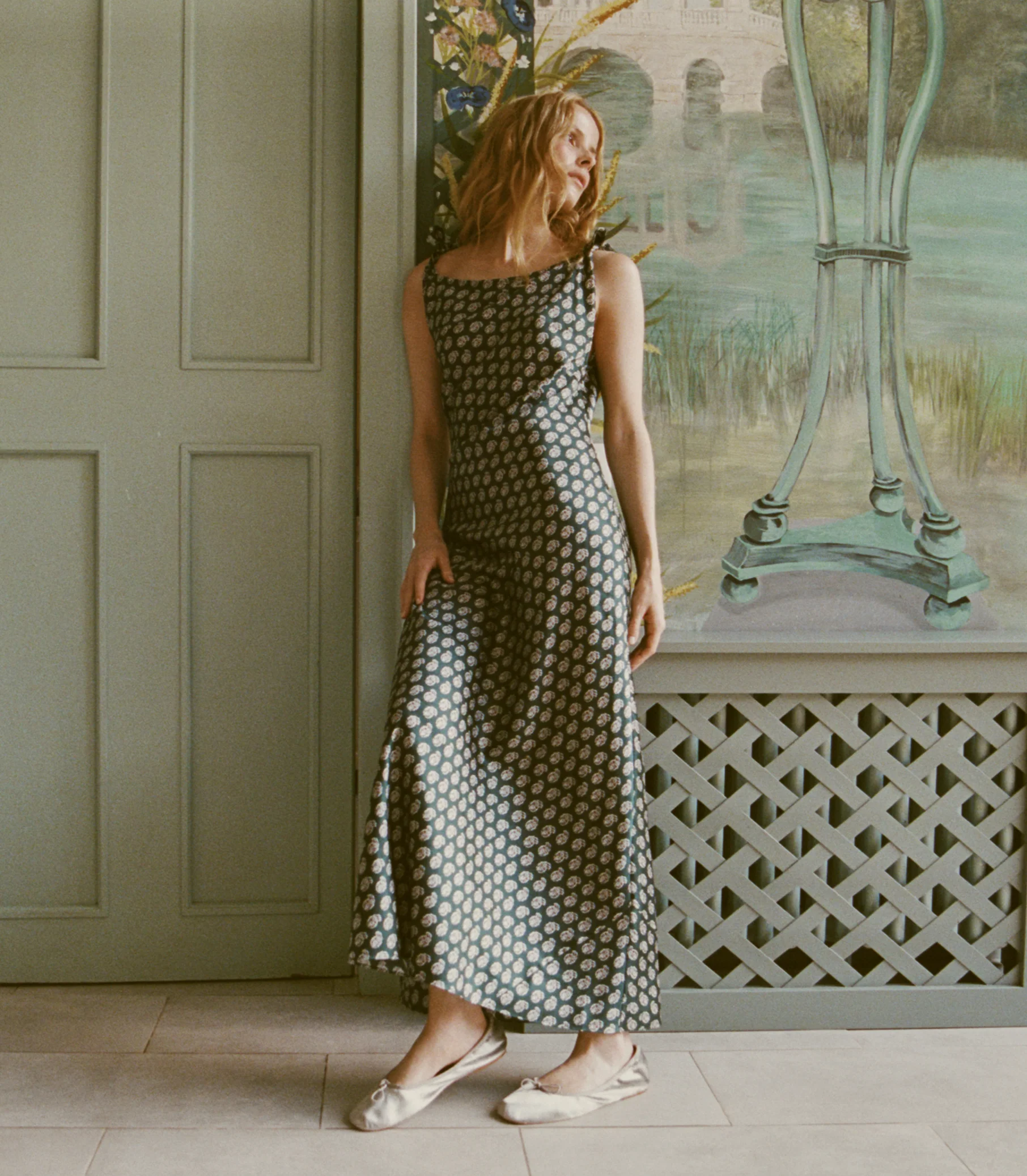 Mariselle Midi Dress - Chaumont Paisley