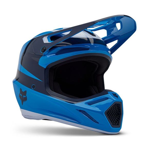Casque cross Fox V3 DIVIDER 2025 - BleuRef : FX5125