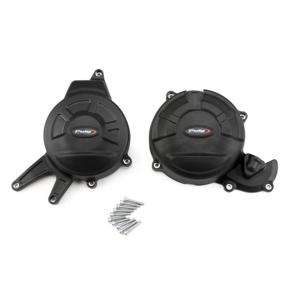 Puig Engine Protection Kit of 2 crankcase guards - BlackRef: Pui0881 / 21500N