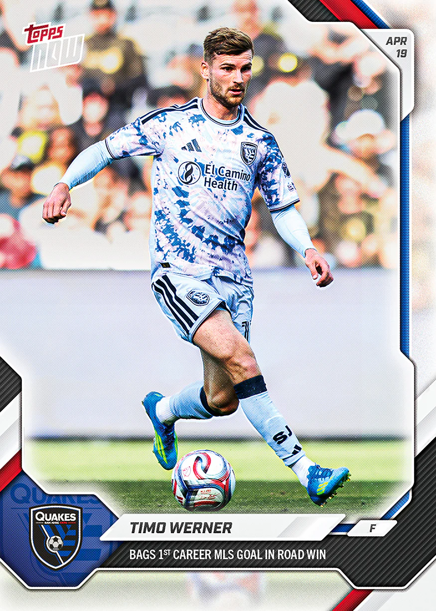 Timo Werner - 2026 MLS Topps NOW® - Card 28 - PR: 566