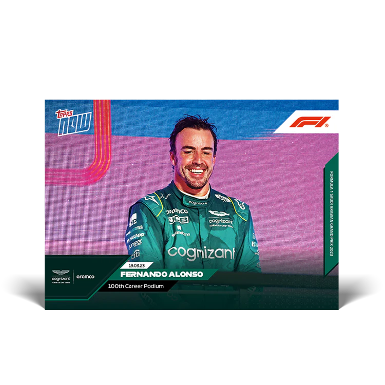 Topps UK - 100th Career Podium - F1 TOPPS NOW® Card #006