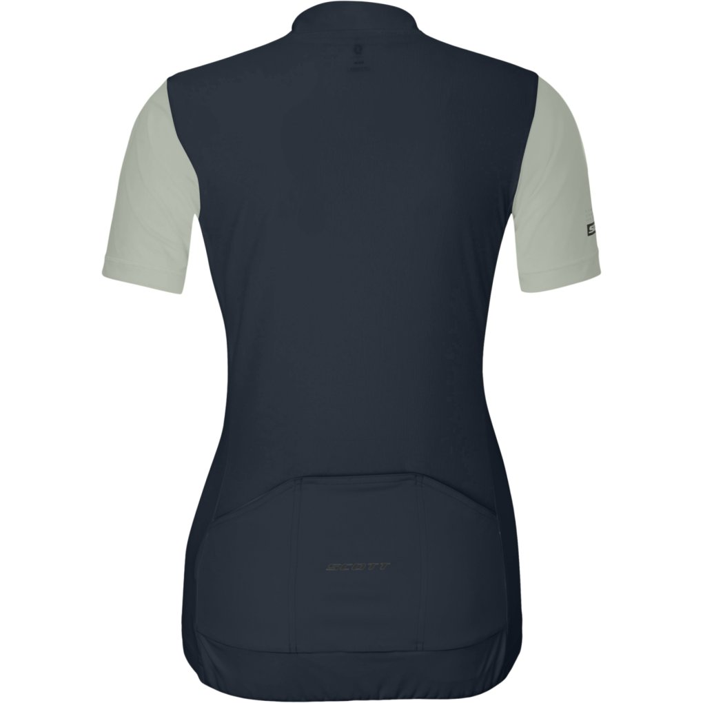 SCOTT Endurance Short Sleeve Jersey Women - dark blue/spray grey
