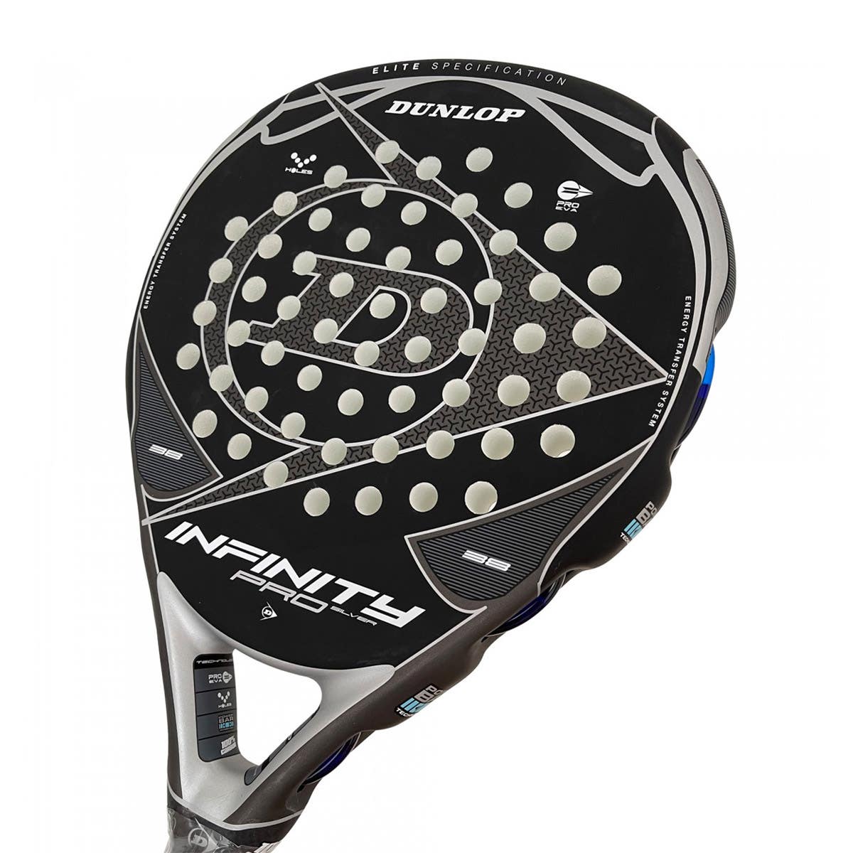 DUNLOP INFINITY PRO G1 HL SILVER 623968 OFP PADEL RACKET