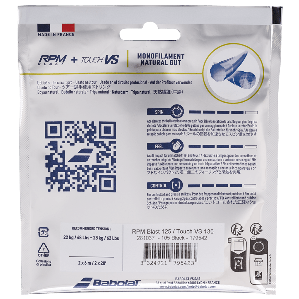 RPM Blast 125 + Touch VS 130