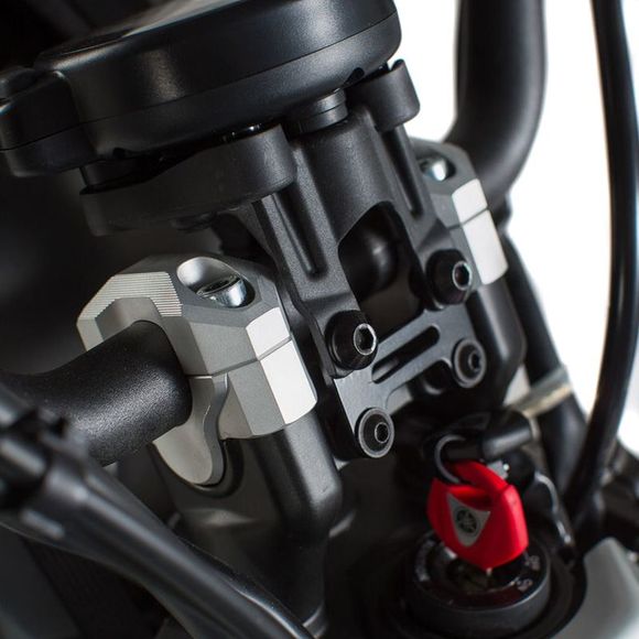 SW-MOTECH 20 MM DIAMETER 28 Handlebar Clamp - BlackRef: leh.06.642.10000/b