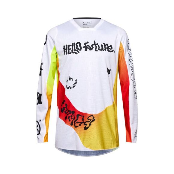 Maillot cross Fox 180 HELLO FUTURE 2025 - Blanc / NoirRef : FX5986