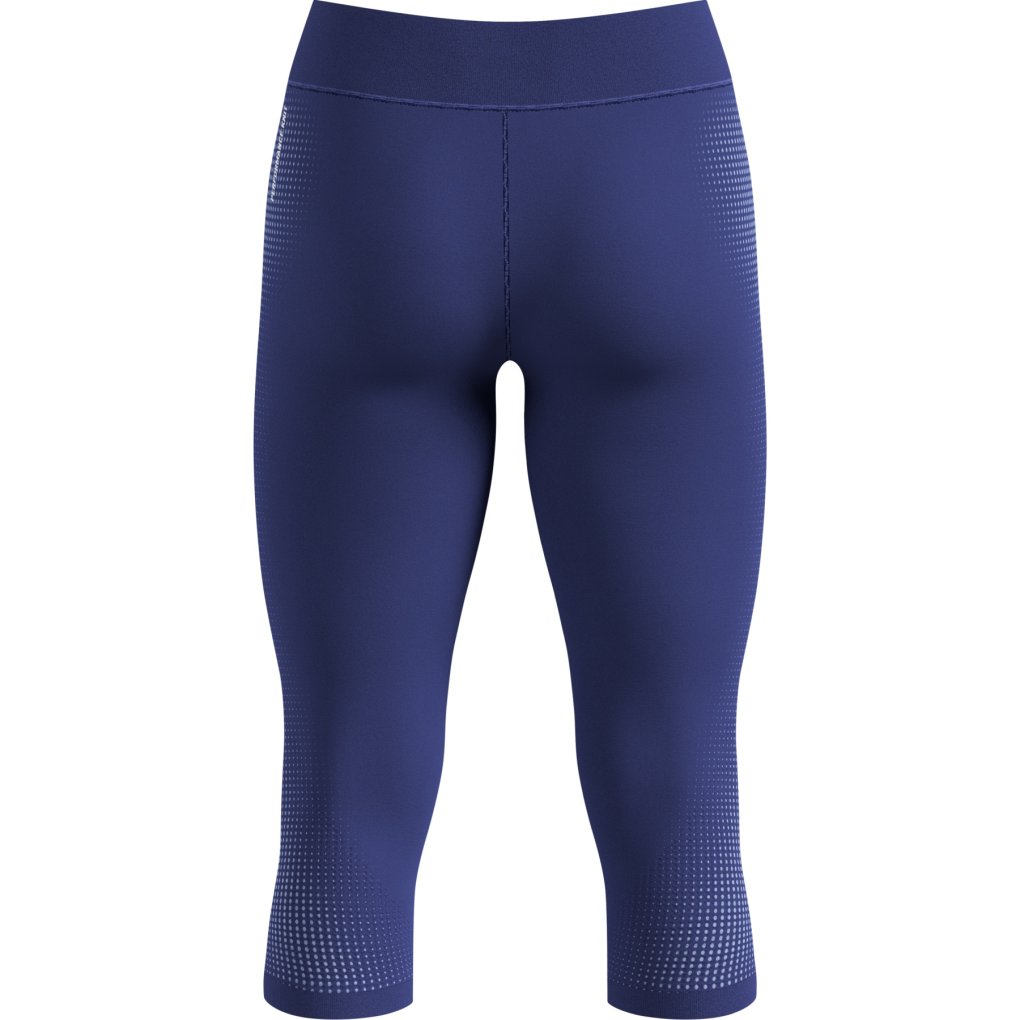 Odlo Performance Warm 3/4 Base Layer Bottoms - skipper blue