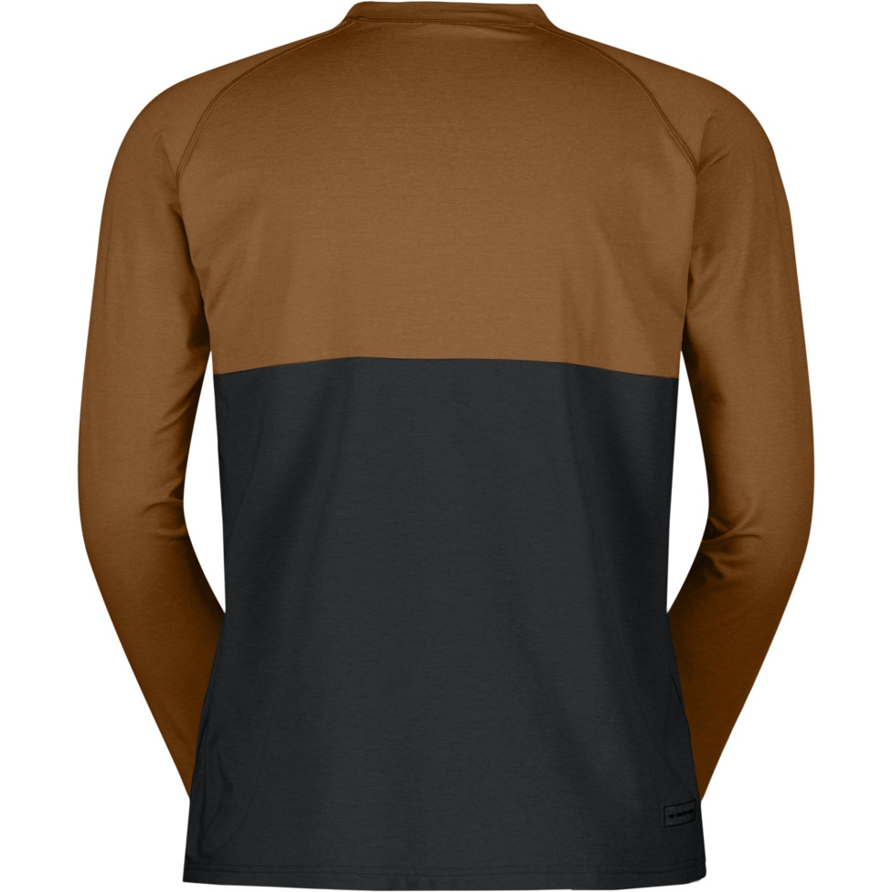SCOTT Trail Storm Warm Light Longsleeve Shirt Men - bread brown