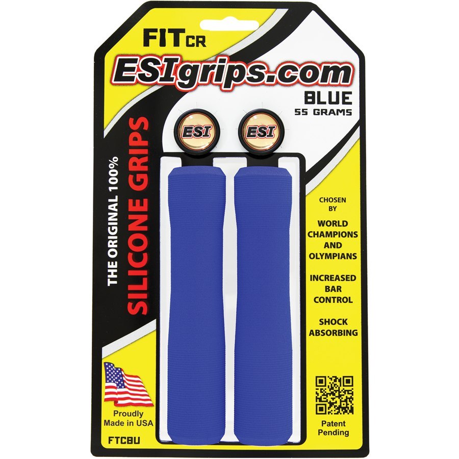 ESI Grips Fit CR Handlebar Grips - Blue
