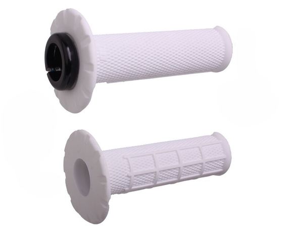 Odi Lock-On Grips Semi-Waffle - White/Black UniversalRef: ODI00129A / 1129634004