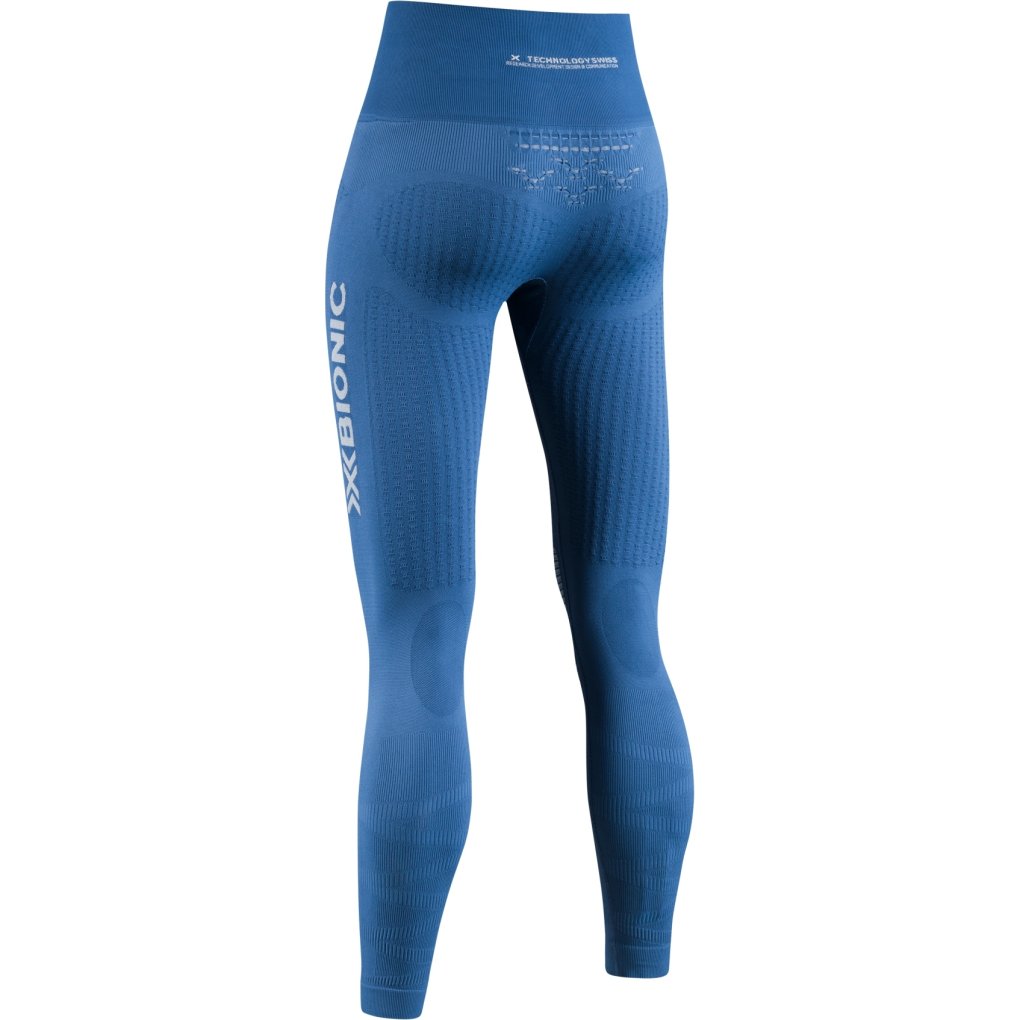 X-Bionic Energizer 4.0 7/8 Fitness Pants Women - jeans blue/pearl beige
