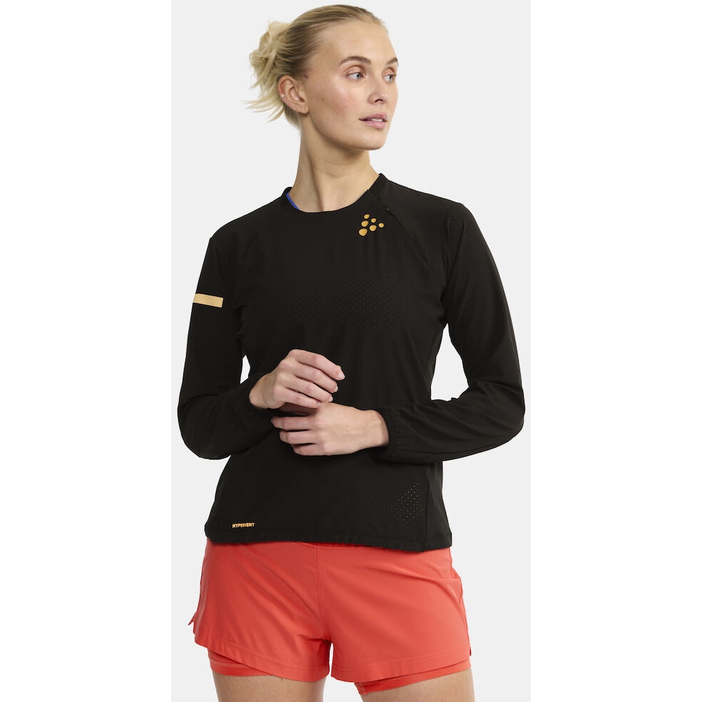 CRAFT Pro Hypervent Wind Longsleeve Top 2 Women - Black