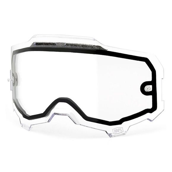 Mask screen 100% armega - vented dual pane - anti-fog - colorlessRef: CE1163