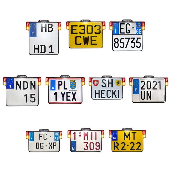 Heinz Bikes 3-in-1 Slip - Inn Universal Rear License Plate HolderRef: HEIZ00309A / 20301244