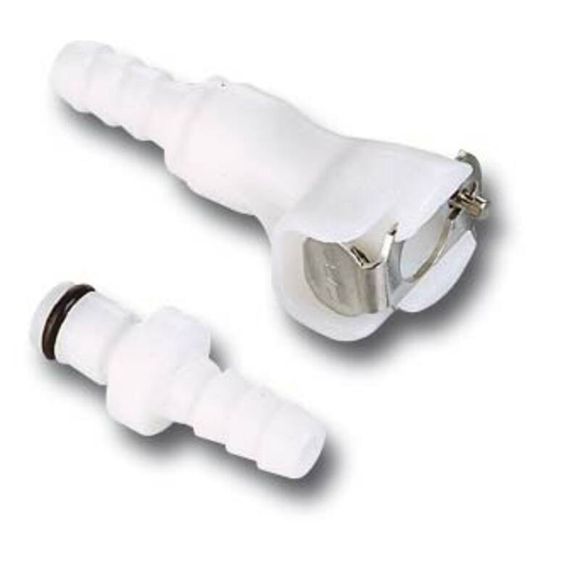 Motion Pro quick tank connection Ø8mm single lock white UniversalRef: Mp00209A / 1052804