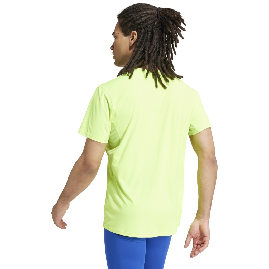 adidas Adizero Essentials Running Tee Men - lucid lemon IX2841