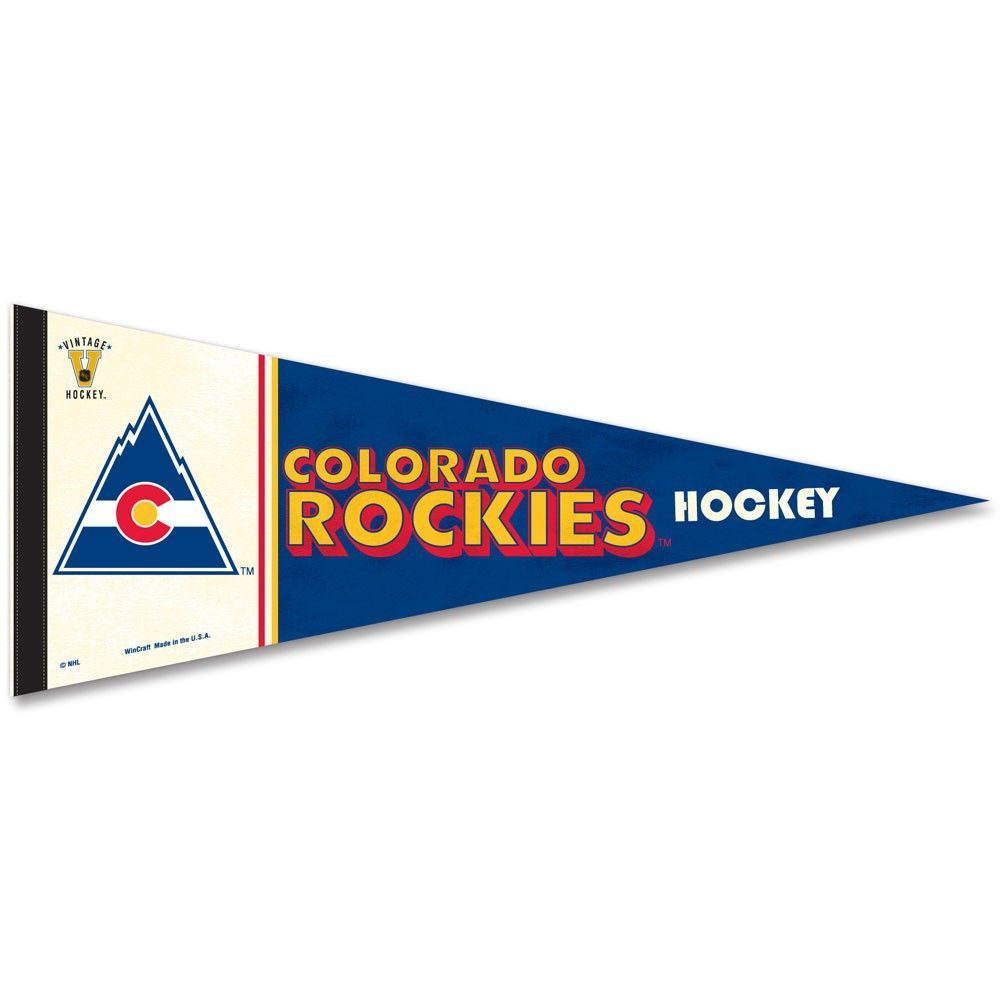 Colorado Rockies Vintage WinCraft Premium NHL Pennant