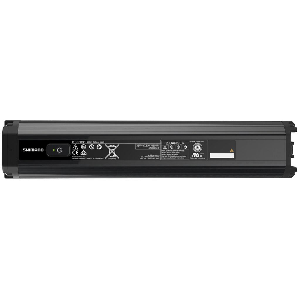 Shimano STePS BT-E8036-A Battery - Gen. 1 | 630Wh | Frame Type (integrated)