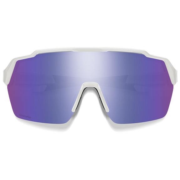 Smith Shift Split MAG ChromaPop Glasses - White - Violet Mirror | Clear