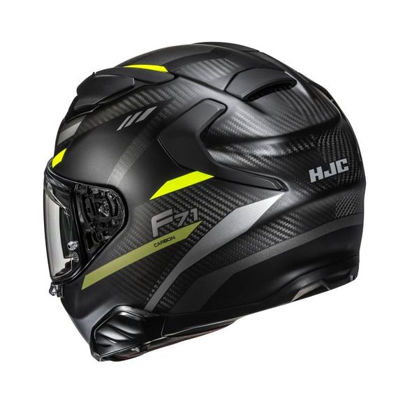 HJC F71 CARBON Full-Face Helmet - ESIRA - Black / YellowRef: HJ1391