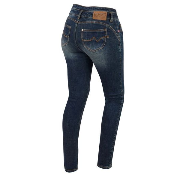 Jean Moto Bering LADY PATRICIA - Slim - BleuRef : BR1377-C760