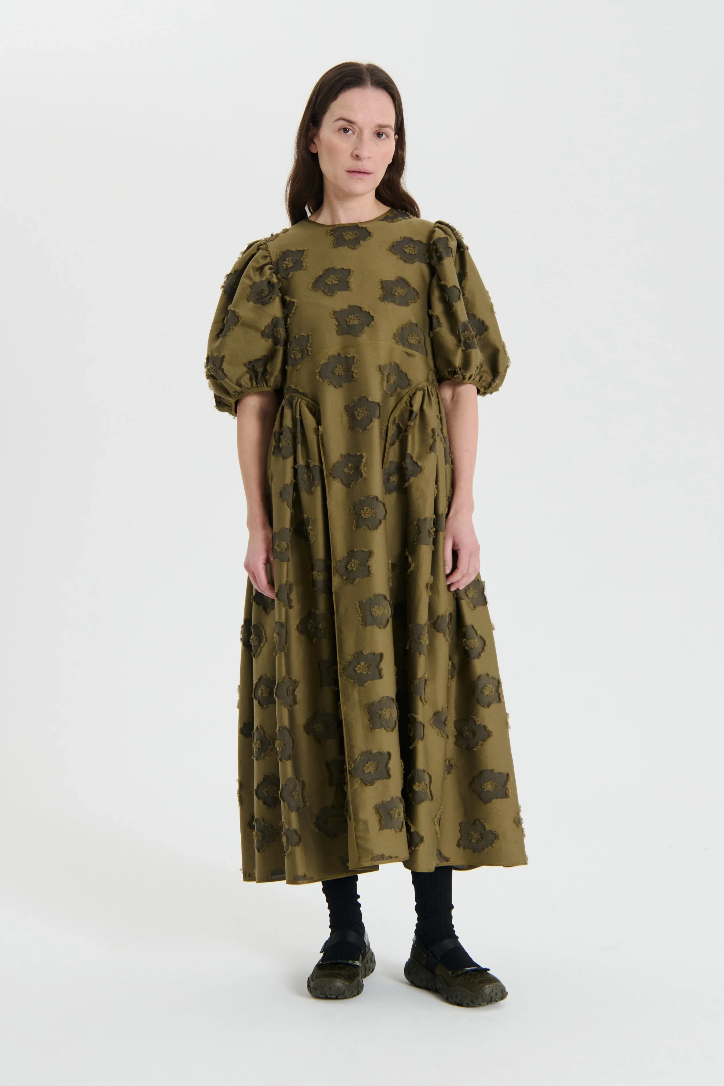 FINNEGAN | DRESS ARPINA FIL-COUP… OLIVE