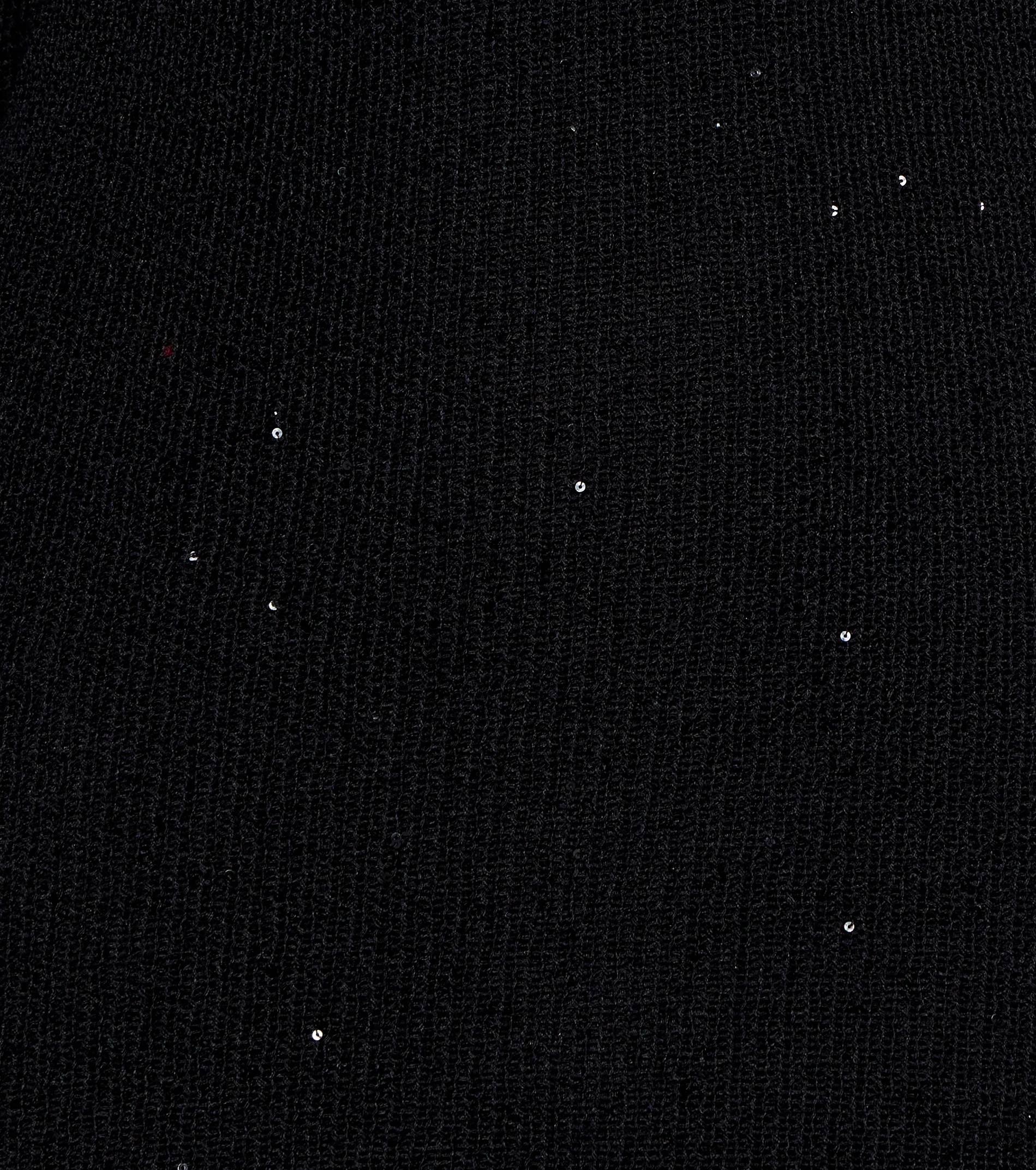 Glam Cue One-Shoulder Sequin Knit Mini Dress