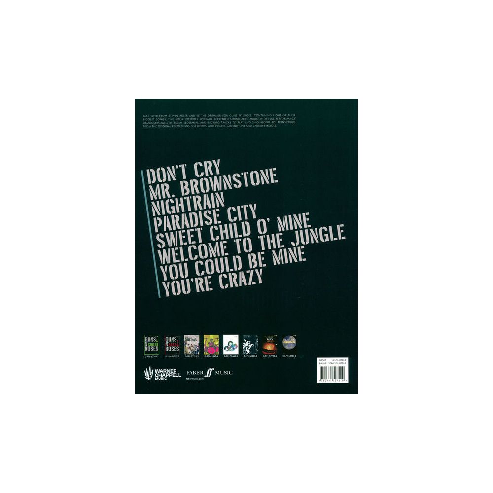 Faber Music Guns N' Roses Drums Play