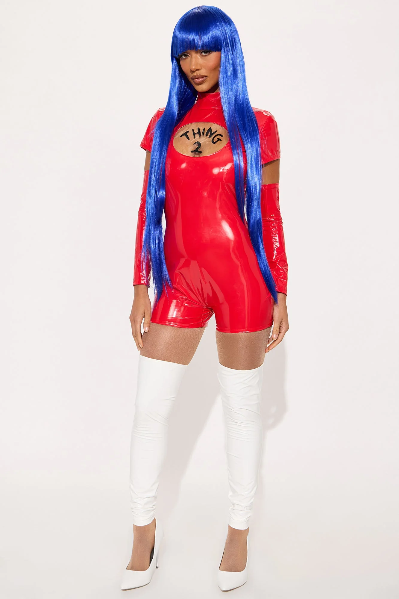 It Ain't No Thing 4 Piece Halloween Costume - Red