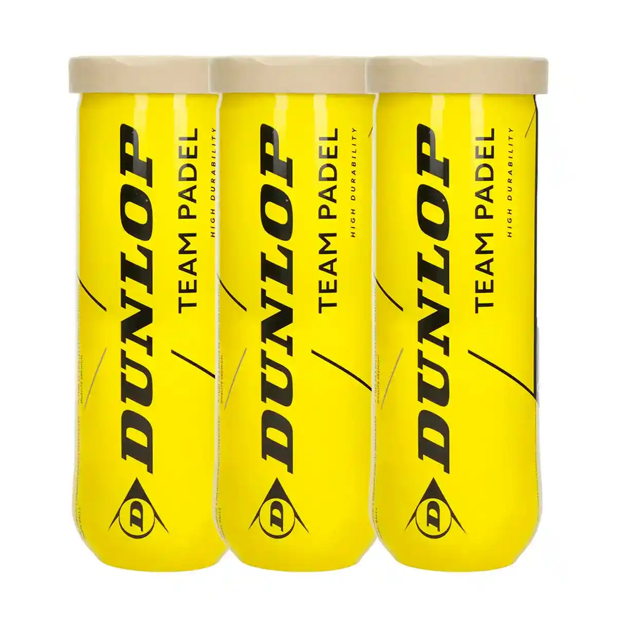 TRIPACK OF 3 BALL CANS DUNLOP TEAM PADEL
