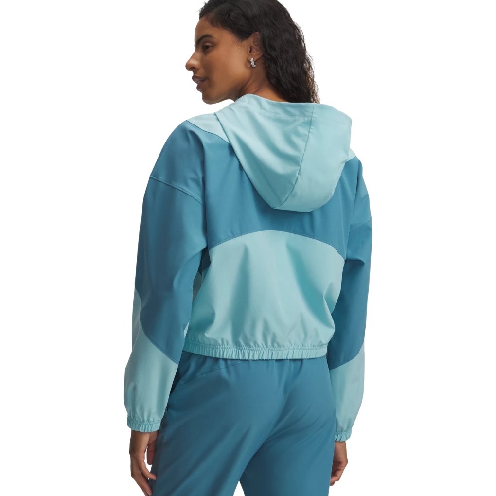 Under Armour UA Rival Woven Jacket Women - Blue Haze/Boundless Blue/White