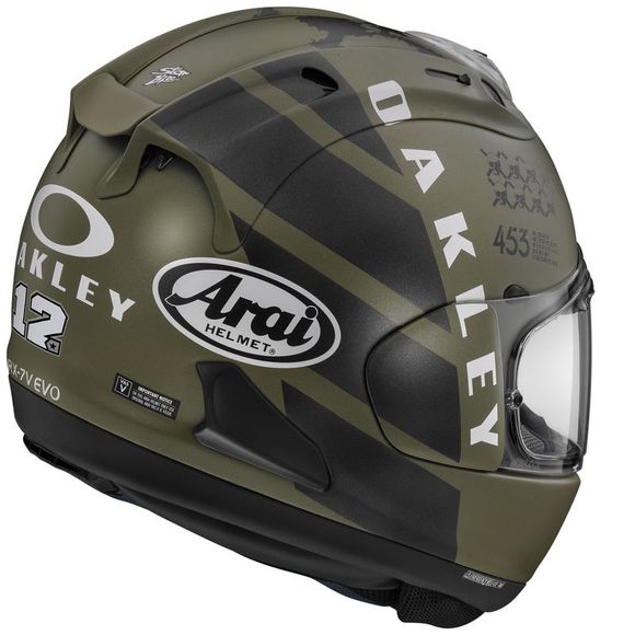 Full helmet Arai RX -7V EVO - MAVERICK Oakley - GREENRef: AI0619
