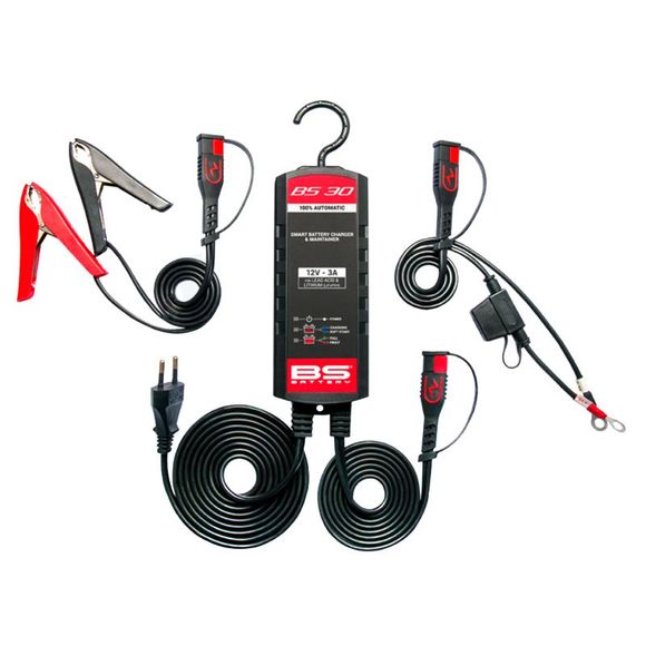 Chargeur de batterie BS Battery BS30 (batterie acide/lithium) UniverselRef : BSB0008 / 1125496