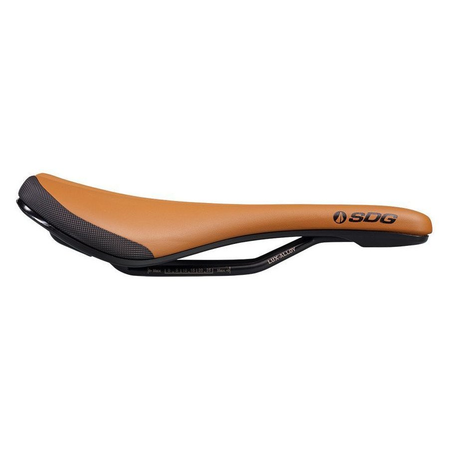SDG Bel-Air 3.0 Saddle - Lux Alloy - black/braun